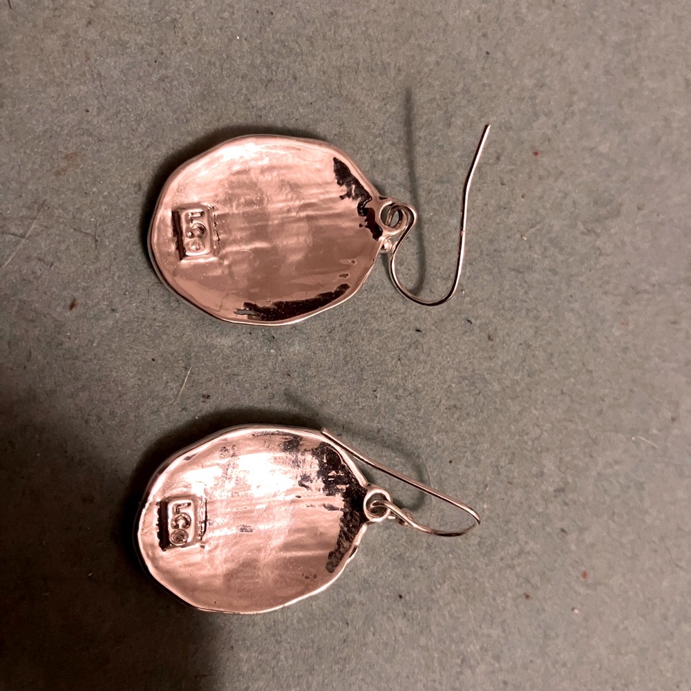 Designer silver earring - Picture 4 of 5